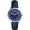 Bracelet de montre Fossil ES4130 Cuir Bleu 16mm